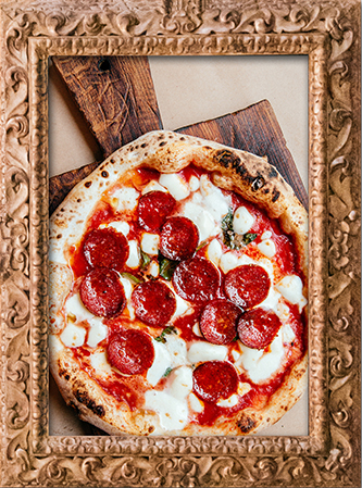 pizza picture frame