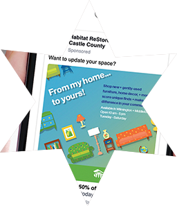 Habitat For Humanity of New Castle County ReStore Ad Campaign - Facebook Ad